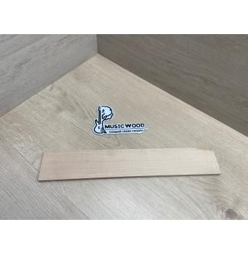 Клён Белый заготовка накладки для народных инструментов Радиал АА 7,5х63х385 мм-0