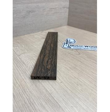 Зирикот заготовка накладки для народных инструментов Радиал ААААА 9х54-49х297 мм (АКЦИЯ)-1