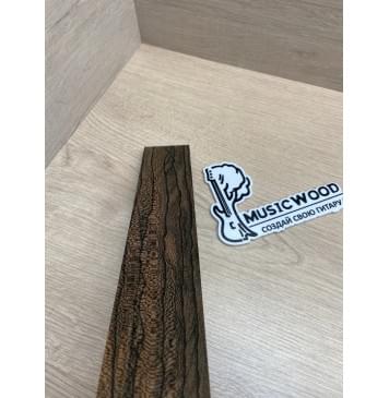 Зирикот заготовка накладки для народных инструментов Радиал ААААА 9х54-49х297 мм (АКЦИЯ)-5