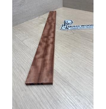 Бубинго Пламя заготовка накладки для народных инструментов Радиал ААА Волна АА 7,5х56-39х458 мм-1