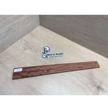 Бубинго Пламя заготовка накладки для народных инструментов Радиал ААА Волна АА 7,5х56-39х458 мм-5