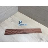 Бубинго Пламя заготовка накладки для народных инструментов Радиал ААА Волна АА 8х67-59х452 мм