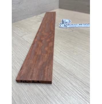 Бубинго Пламя заготовка накладки для народных инструментов Радиал ААА Волна АА 8х67-59х452 мм-1