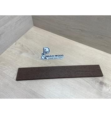 Венге заготовка накладки для народных инструментов Радиал А 9х60х415 мм-0