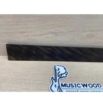 Эбен Волнистый заготовка накладки для народных инструментов Смешанный ААА Волна ААА 7,5х54-43х437 мм-1