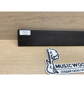 Граб Black заготовка накладки для народных инструментов Смешанный АА 8х56х301 мм-5