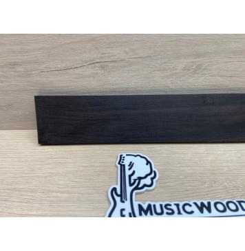 Эбен Чёрный заготовка накладки для народных инструментов Смешанный АА 7,5х59х320 мм (АКЦИЯ)-1