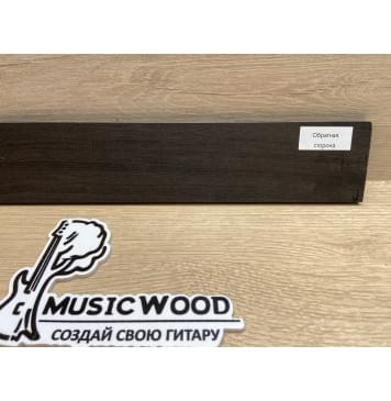 Эбен Чёрный заготовка накладки для народных инструментов Смешанный АА 7,5х59х320 мм (АКЦИЯ)-3