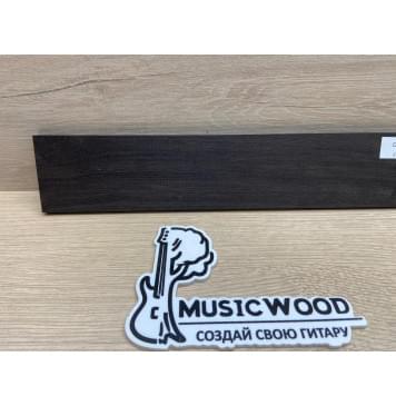 Эбен Чёрный заготовка накладки для народных инструментов Смешанный АА 7,5х59х320 мм (АКЦИЯ)-5