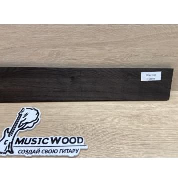Эбен Чёрный заготовка накладки для народных инструментов Смешанный А 8х69-61х437 мм (АКЦИЯ)-4