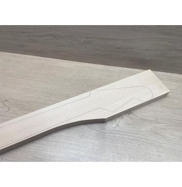 Клён Белый заготовка грифа для электрогитары Смешанный АА 25х93-67х760 мм-10