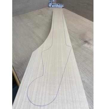 Клён Белый заготовка грифа для электрогитары Радиал АА 22х111-70х751 мм-4