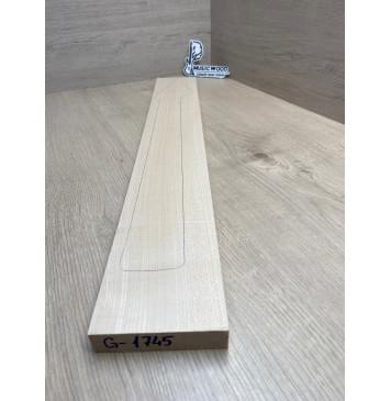 Клён Белый заготовка грифа для электрогитары Радиал АА 22х99х719 мм-5