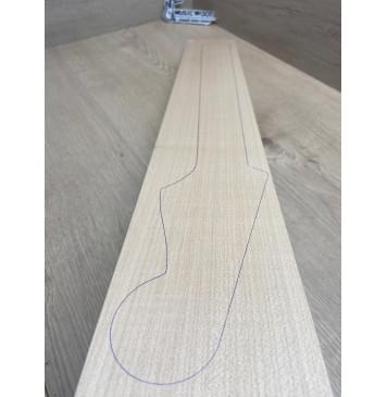 Клён Белый заготовка грифа для электрогитары Радиал ААААА 21х100х721 мм-7