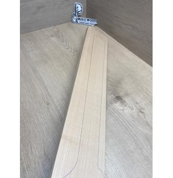 Клён Белый заготовка грифа для электрогитары Радиал ААААА 21х100х721 мм-11