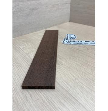 Венге заготовка накладки для народных инструментов Радиал АА 8х62х315 мм-1