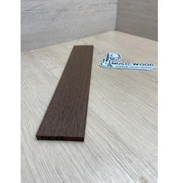 Венге заготовка накладки для народных инструментов Радиал ААААА 8х62х340 мм-1