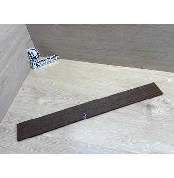 Венге заготовка накладки для электрогитары Радиал А 8х60х580 мм (УЦЕНКА - СУЧОК)-0