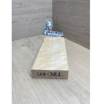 Берёза Пламенная Универсальная заготовка Радиал АА Волна АА 35х100х235 мм-1