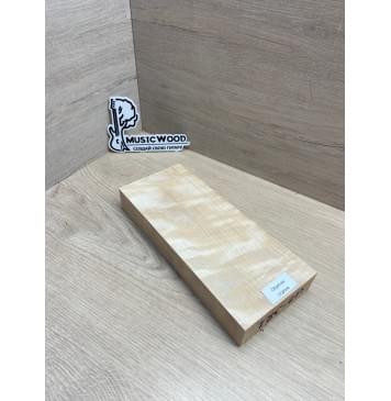 Берёза Пламенная Универсальная заготовка Радиал АА Волна АА 35х100х235 мм-3