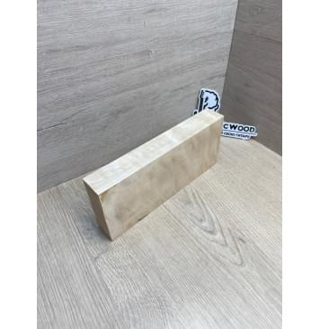 Берёза Пламенная Универсальная заготовка Радиал АА Волна АА 35х100х235 мм-4