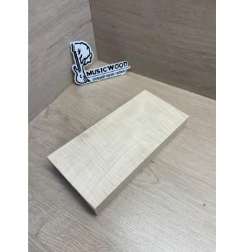 Клён Белый Явор, Волнистый Универсальная заготовка Смешанный ААА Волна ААА 33х104х220 мм-0