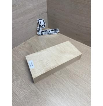 Клён Белый Явор, Волнистый Универсальная заготовка Смешанный ААА Волна ААА 33х104х220 мм-6