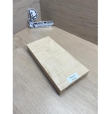 Клён Белый Явор, Волнистый Универсальная заготовка Смешанный ААА Волна ААА 33х104х220 мм-4