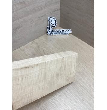 Клён Белый Явор, Волнистый Универсальная заготовка Смешанный ААА Волна ААА 33х104х220 мм-5