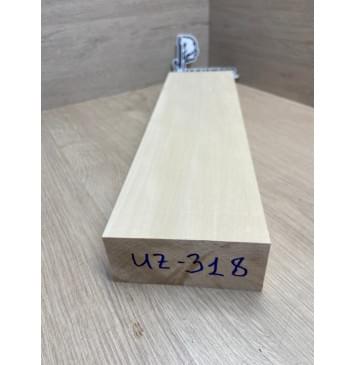 Липа Американская (Basswood), Nord-Amerika Primewood универсальная заготовка Смешанный ААА 47х110х395 мм-1