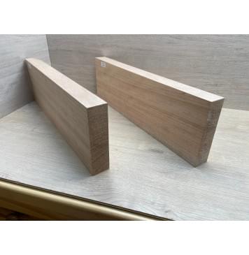 Окуме (Габон) заготовка корпуса Радиал АА 45х174х550 мм, 2шт, 403 кг/м3-5