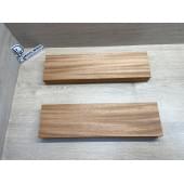 Махагон Африканский Кая заготовка корпуса Радиал АА 49х126х457-460 мм, 2 шт., 560 кг/м3