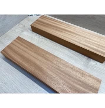 Махагон Африканский Кая заготовка корпуса Радиал АА 49х126х457-460 мм, 2 шт., 560 кг/м3-1