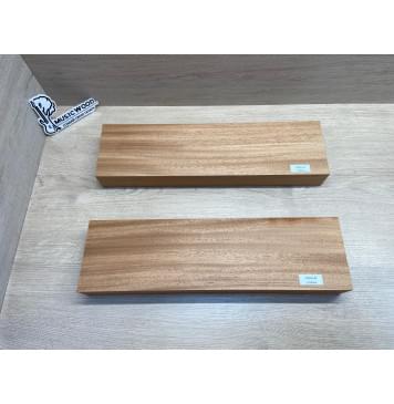 Махагон Африканский Кая заготовка корпуса Радиал АА 49х126х457-460 мм, 2 шт., 560 кг/м3-4