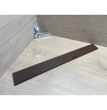 Венге заготовка накладки для электрогитары Радиал АА 8(7)х69-53х565 мм (УЦЕНКА - червоточина)-0