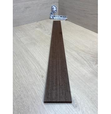 Венге заготовка накладки для электрогитары Радиал АА 8(7)х69-53х565 мм (УЦЕНКА - червоточина)-2