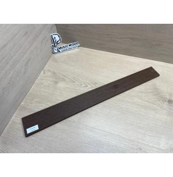 Венге заготовка накладки для электрогитары Радиал АА 8(7)х69-53х565 мм (УЦЕНКА - червоточина)-4