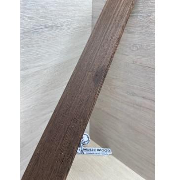 Венге заготовка накладки для электрогитары Радиал АА 8(7)х69-53х565 мм (УЦЕНКА - червоточина)-7