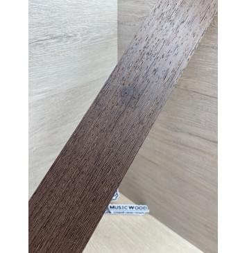 Венге заготовка накладки для электрогитары Радиал АА 8(7)х69-53х565 мм (УЦЕНКА - червоточина)-11