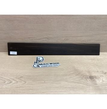 Эбен Чёрный заготовка накладки для электрогитары Смешанный ААА 6,5х70-64х530 мм, шлифованная (уценка - пятна)-5