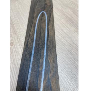 Зирикот заготовка накладки для электрогитары Радиал ААА 7,5х74-60х552 мм (уценка - трещина)-5