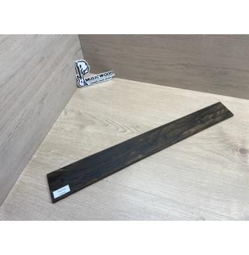 Зирикот заготовка накладки для электрогитары Радиал ААА 7,5х74-60х552 мм (уценка - трещина)-7