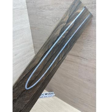 Зирикот заготовка накладки для электрогитары Радиал ААА 7,5х74-60х552 мм (уценка - трещина)-9