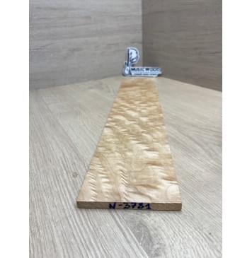 Клён Облачко заготовка накладки для электрогитары Тангент ААА Волна ААА 8(7)х100х500 мм-1