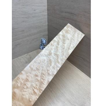 Клён Облачко заготовка накладки для электрогитары Тангент ААА Волна ААА 8(7)х100х500 мм-5