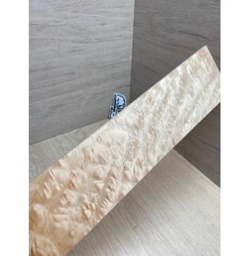 Клён Облачко заготовка накладки для электрогитары Тангент ААА Волна ААА 8(7)х100х500 мм-6