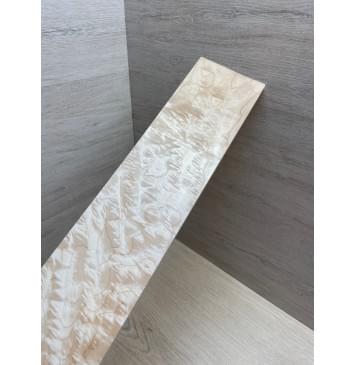 Клён Облачко заготовка накладки для электрогитары Тангент ААА Волна ААА 8(7)х100х500 мм-5