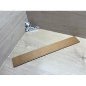 Клён Печёный 180гр заготовка накладки для электрогитары Радиал А 8х70х564 мм