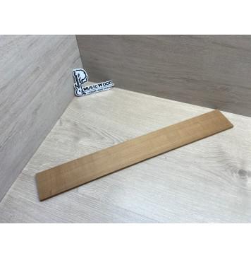 Клён Печёный 180гр заготовка накладки для электрогитары Радиал А 8х70х564 мм-0