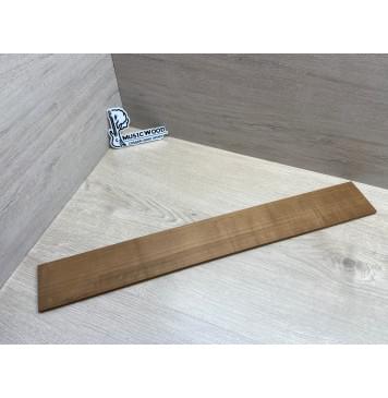 Клён Печёный 180гр заготовка накладки для электрогитары Радиал А 8х80х630 мм-0